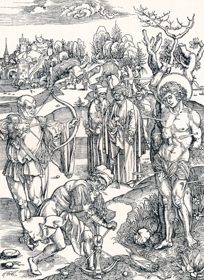 Szent Sebestyén vértanúsága, 1495, 1906 alkotó: Albrecht Dürer