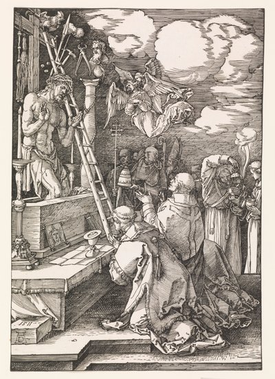 Szent Gergely miséje alkotó: Albrecht Dürer