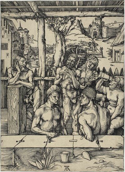A férfi fürdő alkotó: Albrecht Dürer
