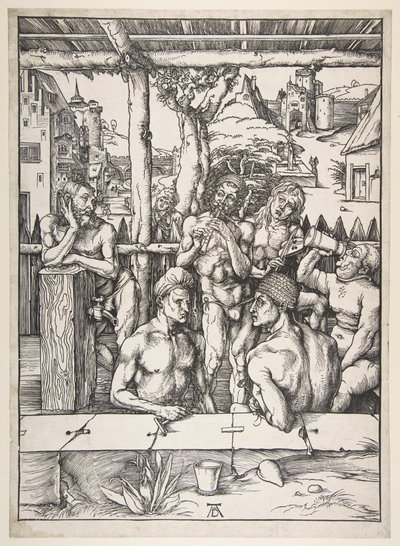 A férfi fürdő alkotó: Albrecht Dürer