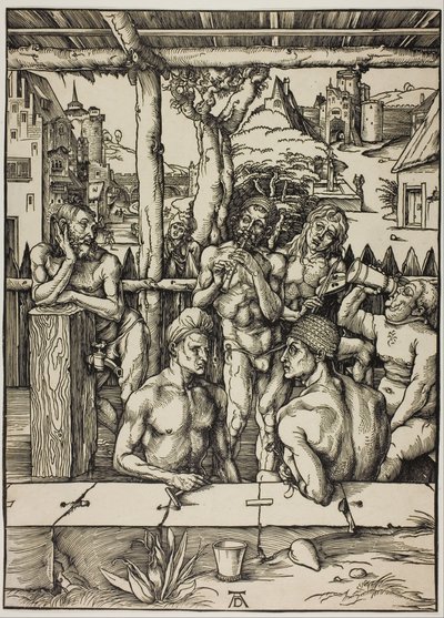 Férfi fürdő alkotó: Albrecht Dürer