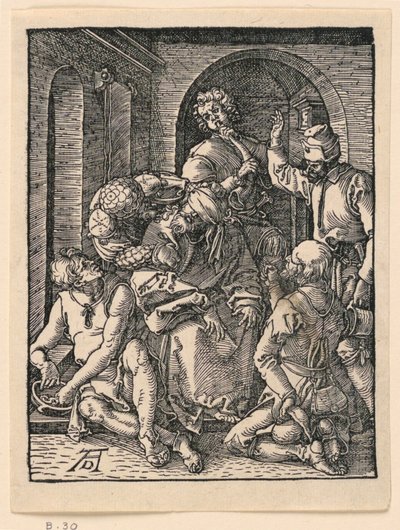 Krisztus kigúnyolása, A kis szenvedély sorozatból alkotó: Albrecht Dürer