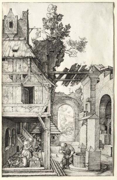 Születés, 1504. alkotó: Albrecht Dürer