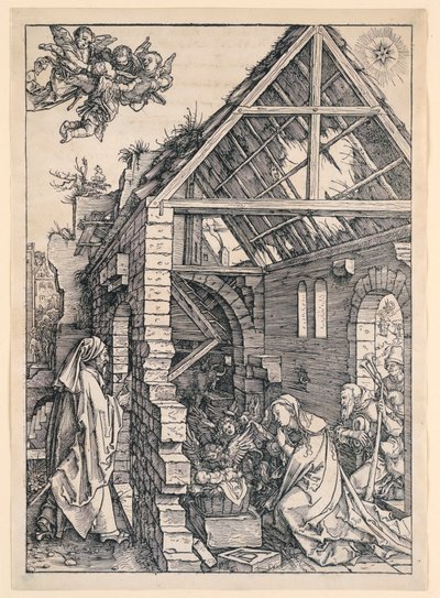 A Születés, a Szűz élete sorozatból alkotó: Albrecht Dürer