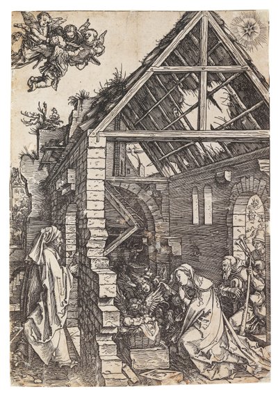 Krisztus születése, a Szűz élete című sorozatból, 1503 körül. alkotó: Albrecht Dürer