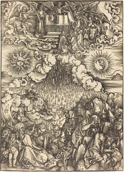 Az ötödik és hatodik pecsét felnyitása alkotó: Albrecht Dürer