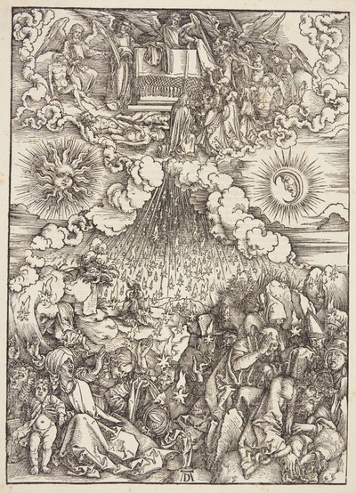 Az ötödik és hatodik pecsét felnyitása alkotó: Albrecht Dürer