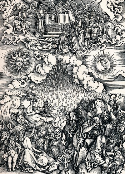 Az ötödik és hatodik pecsét felnyitása, 1498 1906 alkotó: Albrecht Dürer