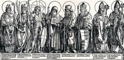 Ausztria védőszentjei, 1515 1906 alkotó: Albrecht Dürer