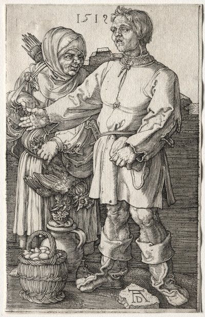A parasztok a piacon, 1519. alkotó: Albrecht Dürer