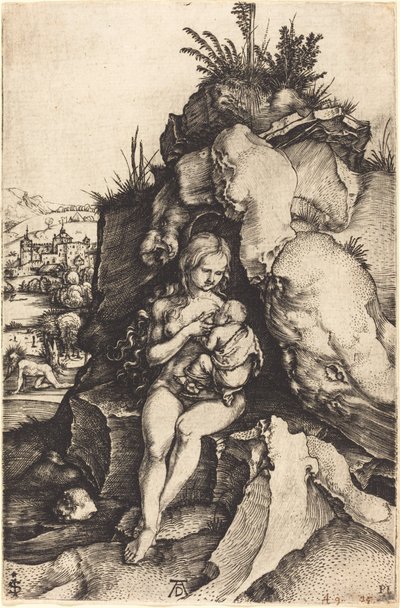 Aranyszájú Szent János bűnbánata alkotó: Albrecht Dürer