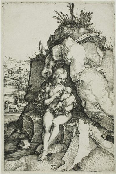 Aranyszájú Szent János vezeklése alkotó: Albrecht Dürer