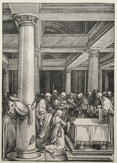 Krisztus bemutatása a templomban, c. 1504-1505. alkotó: Albrecht Dürer