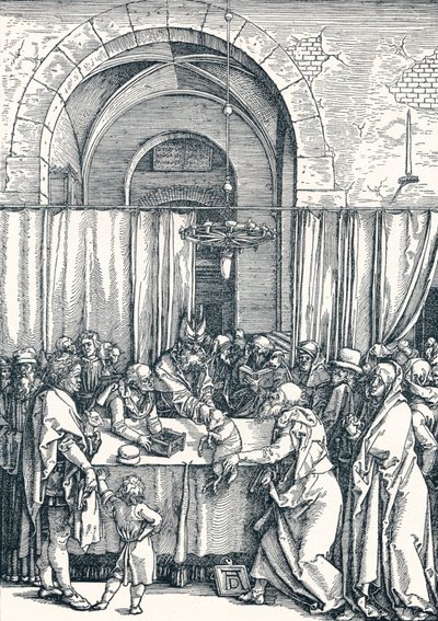 Joachims felajánlásának elutasítása, 1506 1906 alkotó: Albrecht Dürer