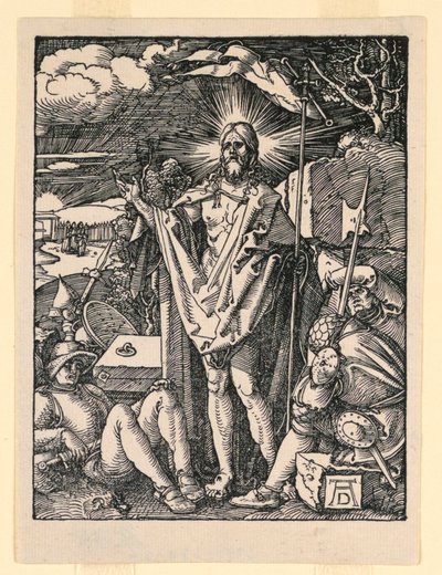A feltámadás, A kis szenvedély sorozatból alkotó: Albrecht Dürer