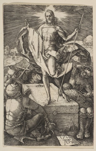 A feltámadás, a Passióból, 1512. alkotó: Albrecht Dürer