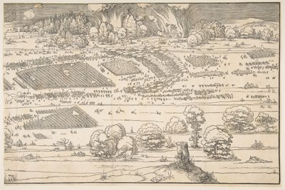 Egy erőd ostroma.n.d. alkotó: Albrecht Dürer
