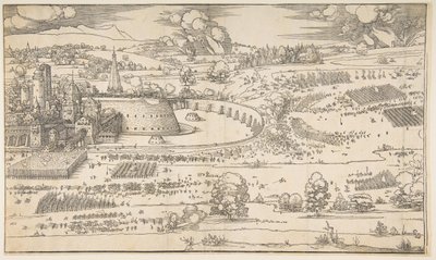 Egy erőd ostroma.n.d. alkotó: Albrecht Dürer