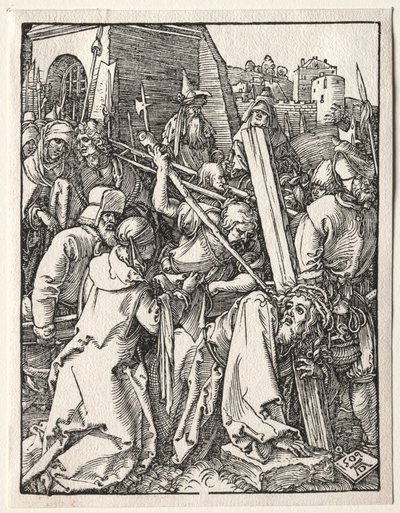 A kis szenvedés: keresztet hordozó Krisztus alkotó: Albrecht Dürer