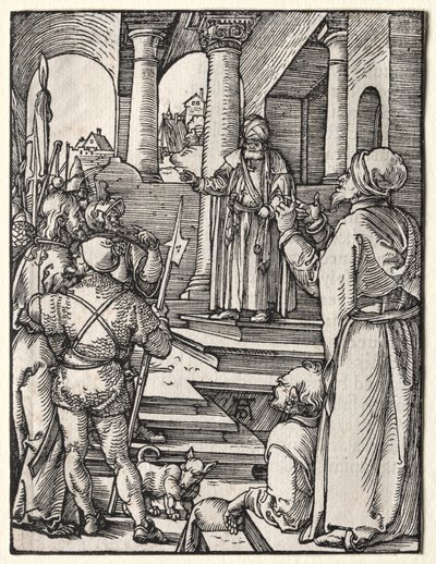 A kis passió: Krisztus Pilátus előtt alkotó: Albrecht Dürer