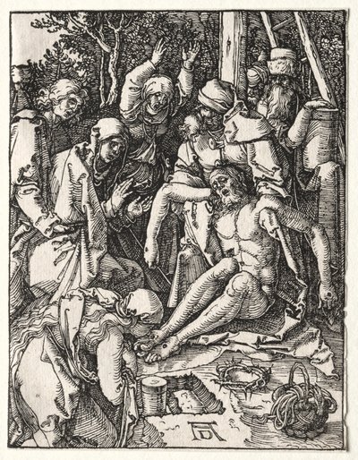 A kis passió: Siralom, c. 1509-1510. alkotó: Albrecht Dürer