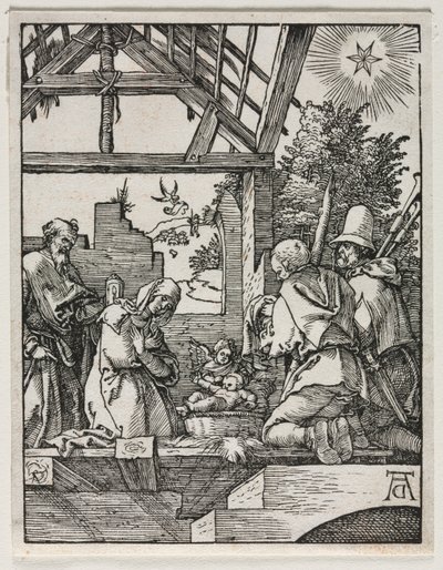 A kis szenvedély: a születés. alkotó: Albrecht Dürer