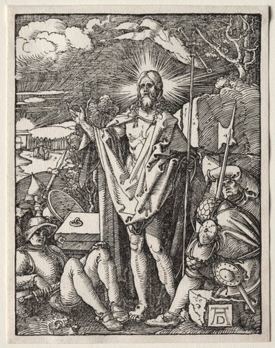 A kis passió: A feltámadás, 1509-1511. alkotó: Albrecht Dürer