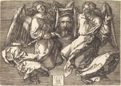 A két angyal által tartott Sudarium alkotó: Albrecht Dürer