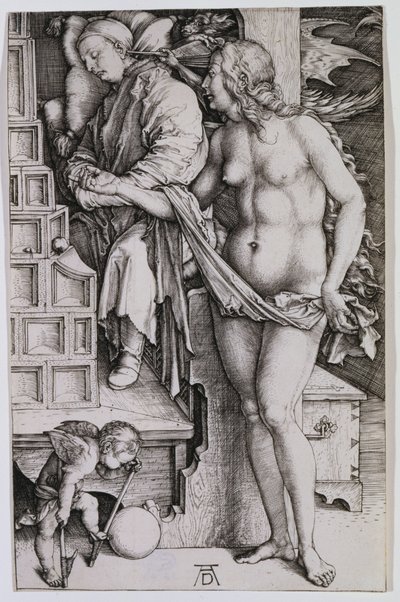 A tétlen kísértése alkotó: Albrecht Dürer