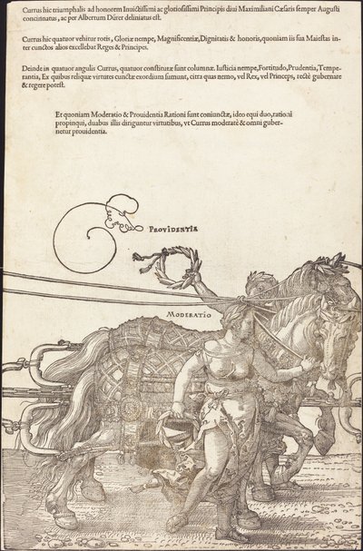Maximilian I diadalszekere (A nagy diadalkocsi) [8/3. tábla] alkotó: Albrecht Dürer