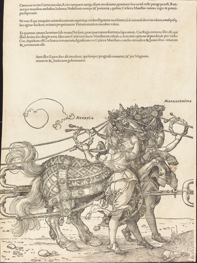 Maximilian I diadalszekere (A nagy diadalkocsi) [8/7. tábla] alkotó: Albrecht Dürer