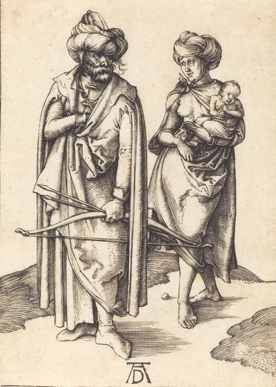 A török család, c. 14951496. alkotó: Albrecht Dürer