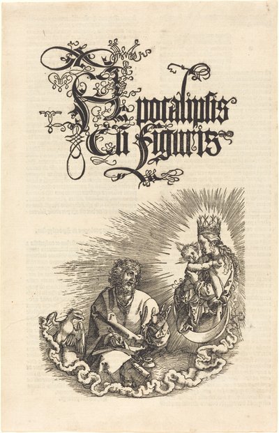 A Szűz megjelenik Szent Jánosnak alkotó: Albrecht Dürer