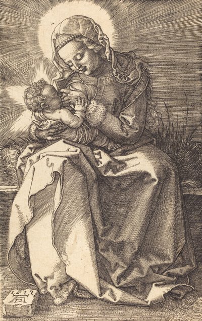 A gyermeket szoptató szűz, 1519. alkotó: Albrecht Dürer