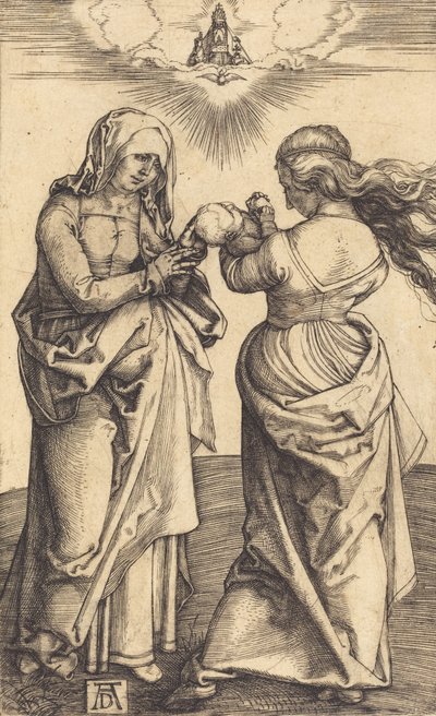 Szűz és gyermek Szent Annával, c. 1500. alkotó: Albrecht Dürer