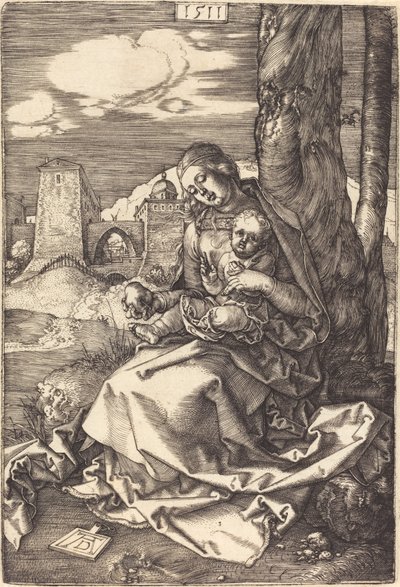 A Szűz és a Gyermek a körtével alkotó: Albrecht Dürer