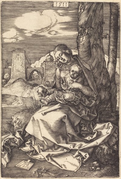A Szűz Mária és a Gyermek a körtével alkotó: Albrecht Dürer