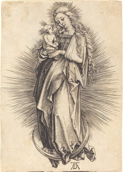 Szűz a félholdon alkotó: Albrecht Dürer
