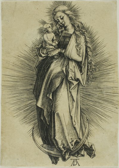 Szűz a félholdon alkotó: Albrecht Dürer