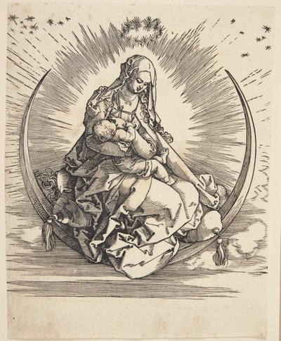 Szűz a félholdon alkotó: Albrecht Dürer