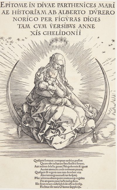 Szűz a félholdon alkotó: Albrecht Dürer