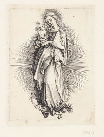 Szűz a félholdon alkotó: Albrecht Dürer