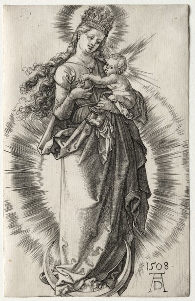 A Szűz csillagos koronával alkotó: Albrecht Dürer