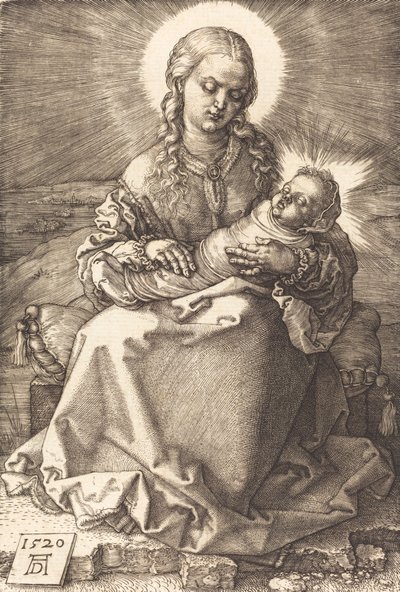 Szűz a pólyás gyermekkel, 1520. alkotó: Albrecht Dürer