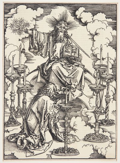 A hét gyertyatartó látomása alkotó: Albrecht Dürer