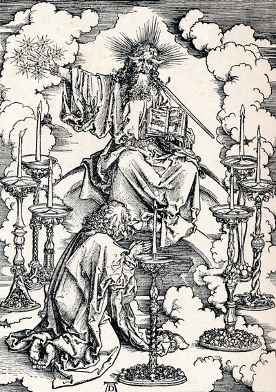 A hét gyertyatartó látomása, 1498 1906. alkotó: Albrecht Dürer