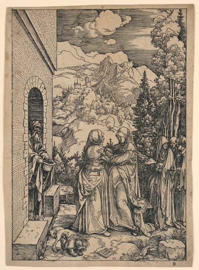 A látogatás a Szűz életéből alkotó: Albrecht Dürer