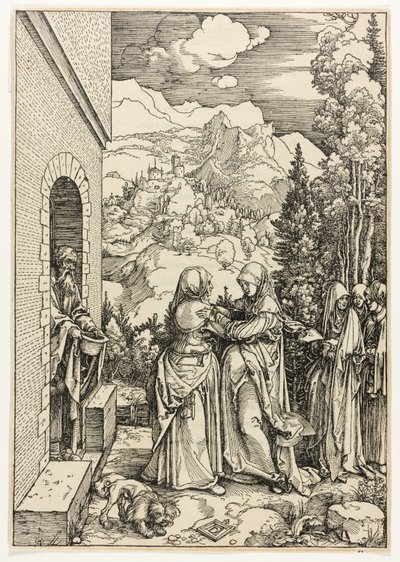 A látogatás, a Szűz életéből alkotó: Albrecht Dürer