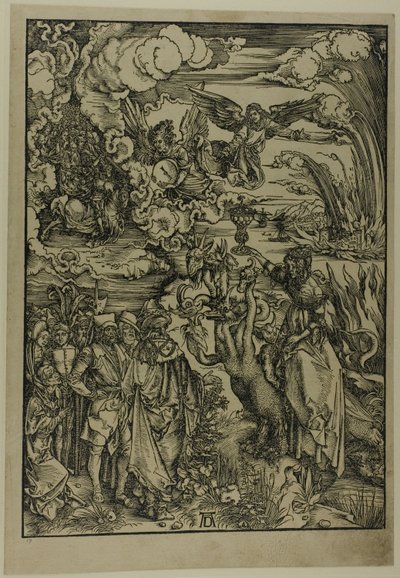 A babiloni kurva az Apokalipszisből alkotó: Albrecht Dürer