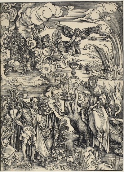 A babiloni kurva az Apokalipszisből alkotó: Albrecht Dürer